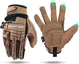 Mossy Oak Rubber Guard Tactical Gloves