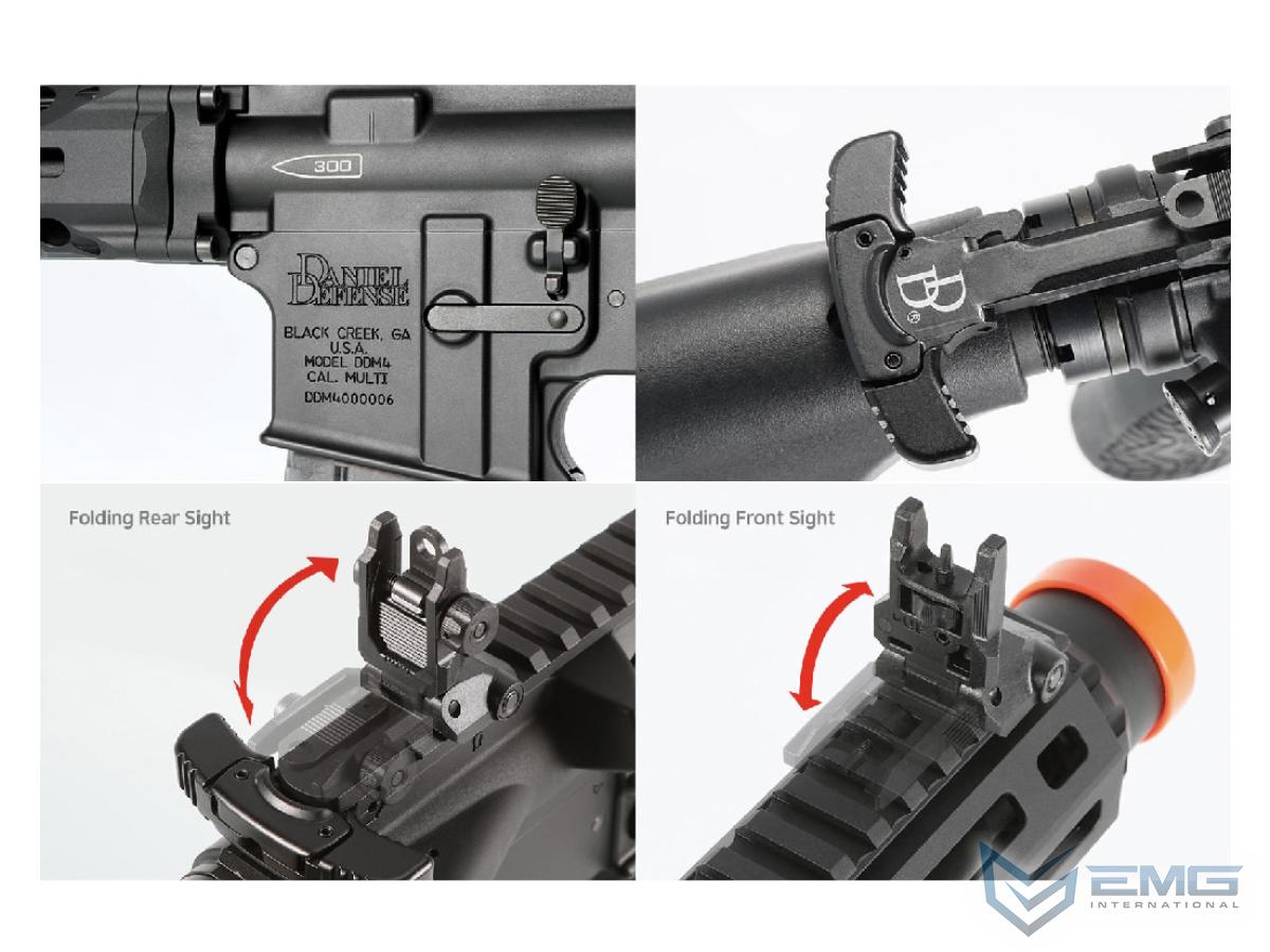 EMG Daniel Defense Licensed DDM4 PDW Airsoft AEG Rifle w/ CYMA Platinum Gearbox