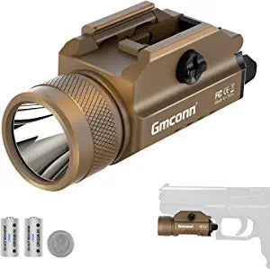 1200 Lumens Rail Mounted Compact Pistol Light LED Strobe Tactical Gun Flashlight Weaponlight