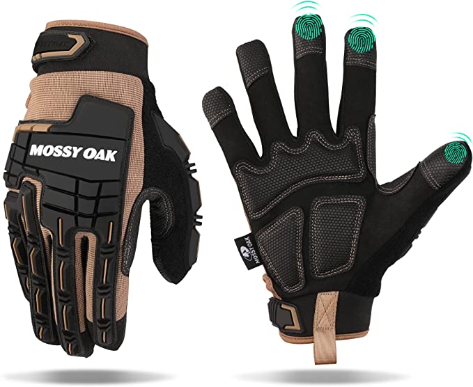Mossy Oak Rubber Guard Tactical Gloves