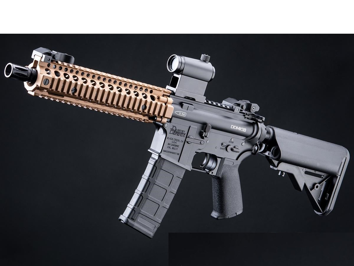 EMG Daniel Defense Licensed Airsoft AEG Rifle w/ CYMA Platinum QBS Gearbox